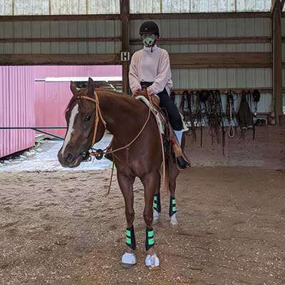Deerfield Student Anne With Horse Jimmy