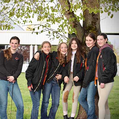 Deerfield 2022 equestrian team