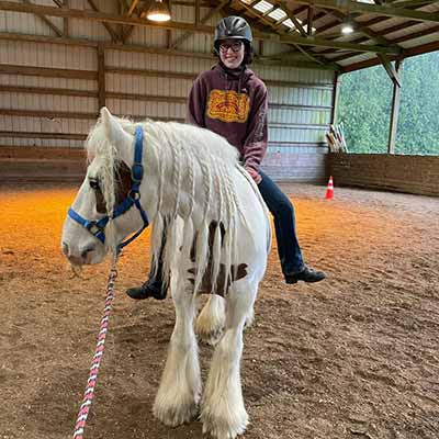 Deerfield Farm's lesson horse Jaime