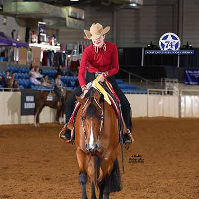 Deerfield team member Samantha at 2022 World Show